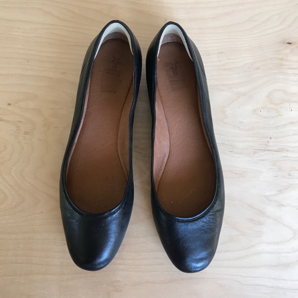 Pry Carson ballet flat black leather 8.5